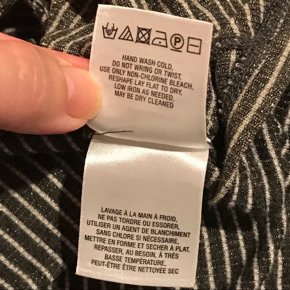 ANTHROPOLOGIE Akemi + Kin Striped Henley Top Large - Picture 10 of 13